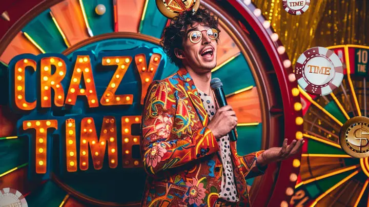 1777BET Crazy Time wheel spin animation