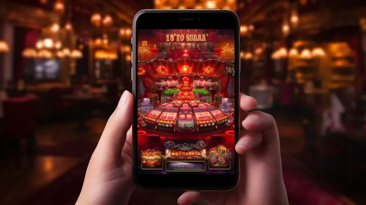 1777BET app menu with casino and betting options